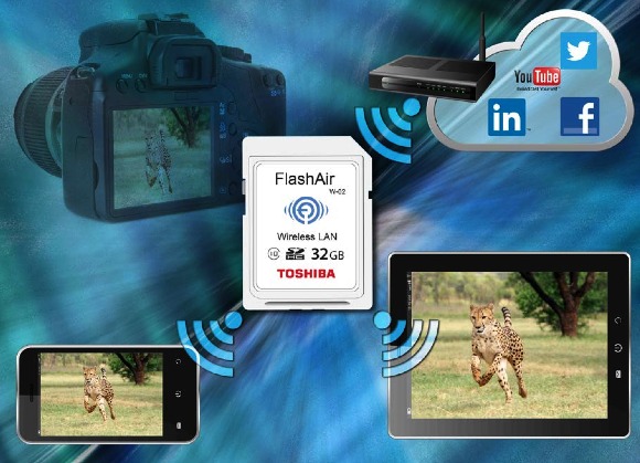 Toshiba,FlashAir II, Wireless, SD Card 1der