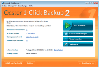 Ocster 1-Click Backup 2