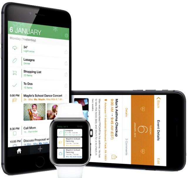 AboutOne,Calendar,iphone
