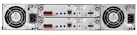 HP MSA 1040 2-port 10G iSCSI Dual Controller SFF Storage_Back
