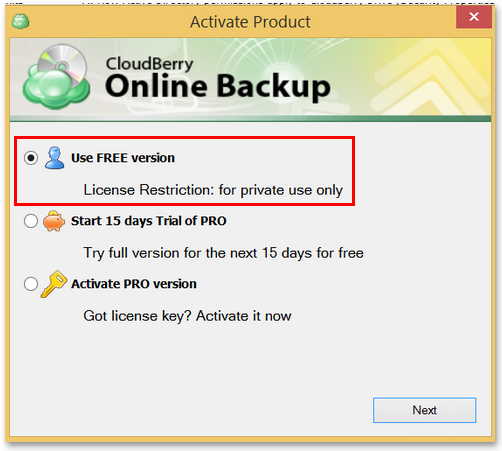 CLOUDBERRy_BACKUP_freeware_option