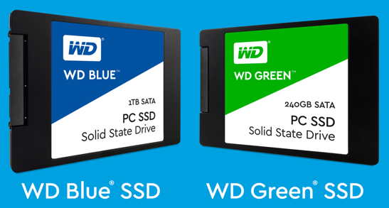 Western Digital Announces the WD Blue and WD Green Consumer SSDs