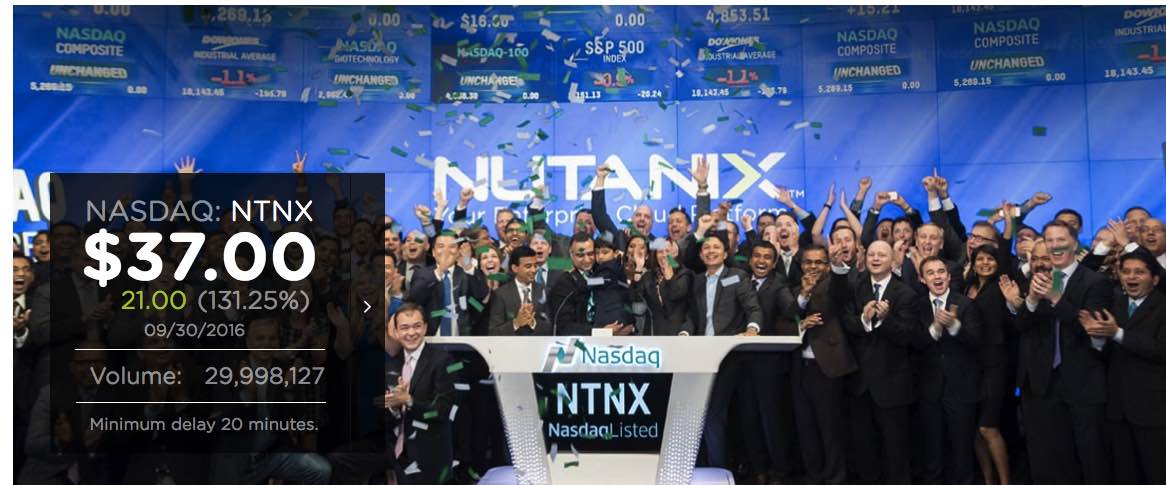 Nutanix stock options
