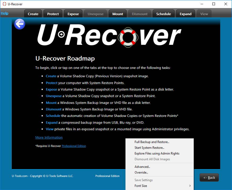 U-Recover3-00030-Roadmap