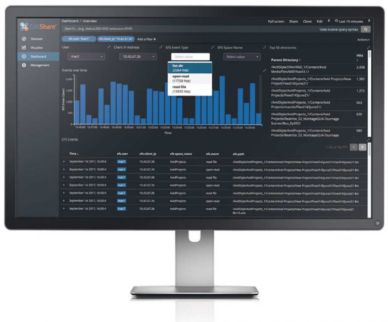 NAB: EditShare XStream EFS Auditing Capabilities for XStream EFS Shared ...