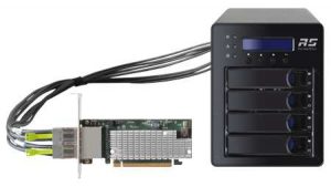 HIGHPOINT SSD6540 storage system end to end PCIe 3.0 x16 External NVMe RAID solution 1807SN