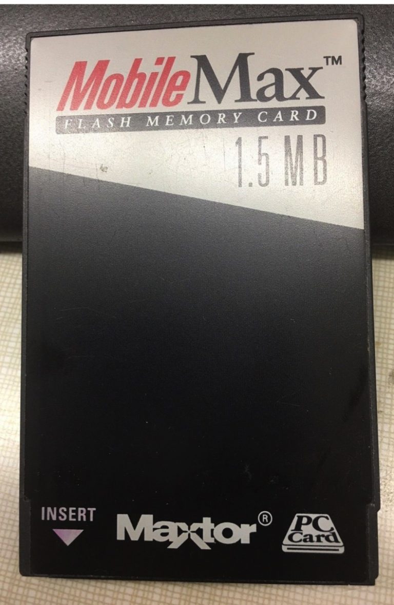 History (1994): Maxtor MobileMax - StorageNewsletter