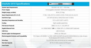 StorageCraft onexafe-5410 storage system