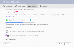 QNAP_QTS353 SSD CACHE