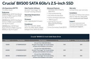 crucial bx500 crucial bx500