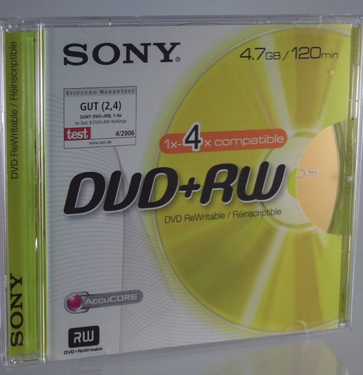 History (2001) DVD+RW StorageNewsletter