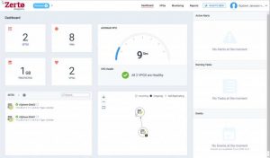 zerto GUI zerto GUI