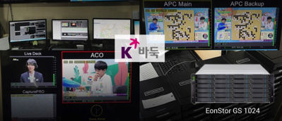 TV K-Baduk Implemented Infortrend Storage