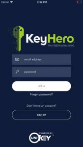 KeyHero ios App