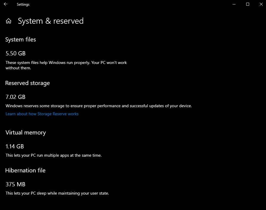 Windows 10 and Reserved Storage: Reserving Disk Space to Keep Windows 