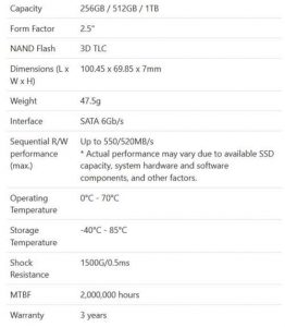 Adata Su750 Ssd Adata Su750 Ssd