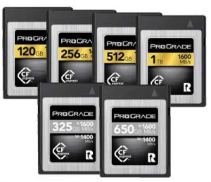 Prograde Digital Cfexpress Cards Family