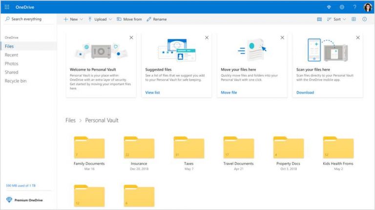 personal vault microsoft personal vault microsoft