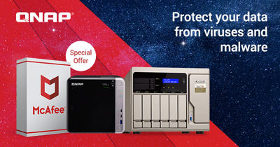 Qnap Announces Limited Time Special Offer Of Mcafee Antivirus For Qnap Nas