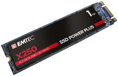 SSD Interne 2.5'' Emtec X150 Power Plus (ECSSD4TX150) - 4 To, 3D NAND, SATA  III (6 Gb/s) –