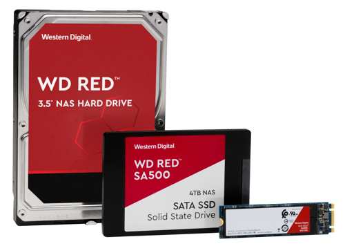 Digital: For Red SA500 SATA 2.5-Inch HDD Up to 4TB, Red and Red Pro Up to 14TB 3.5-Inch HDDs, M.2 Red SA 500 SSD Up to 2TB - StorageNewsletter
