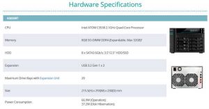 Asustor Lockerstor8 Spectabl