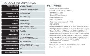 Patriot Vpr100 Ssd Spectabl