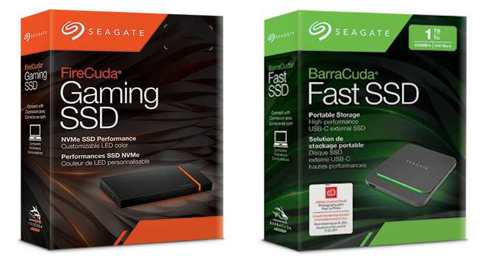CES: By Seagate, FireCuda Gaming and BarraCuda Fast External/Portable Up to  2TB USB 3.1 Gen2 SSD for Gamers - StorageNewsletter