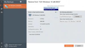 Paragon Backup For Hyper V Host Community Edition
