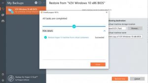Paragon Backup For Hyper V Host Community Edition