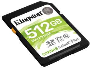 Kingston Canvas Select Plus 512gb Kingston Canvas Select Plus 512gb