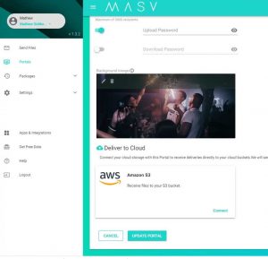 Masv Portal S3 Integrations