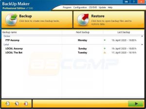 Ascomp Backup Maker Screen 01