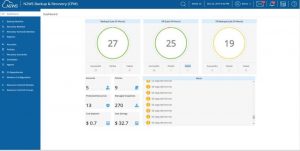 N2ws Backup & Recovery V3.0 Maindashboard