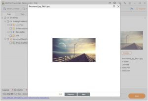 Minitool Power Data Recovery V8.8 Screen 