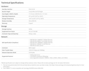 Synology E10m20 T1 Spectabl