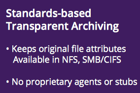 Komprise Archiving Transparent Archiving F4