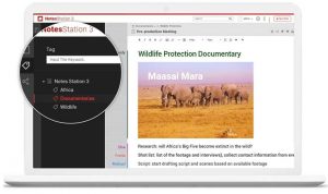 Qnap Notes Station 3 Screen 1