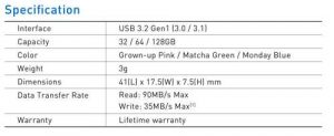 Team Group Ufd C201 Usb3.2 Spectabl