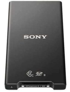 Sony Cfexpress Type A Sd Card Reader Sony Cfexpress Type A Sd Card Reader