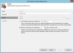 Backblaze Edit Object Storage Repository