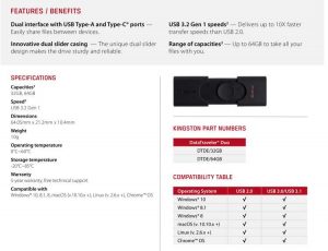 Kingston Datatraveller Duo Usb Key