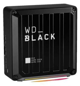 Wdc Wd Black D50 Game Dock Nvme Thunderbolt 3 Ssd Front.