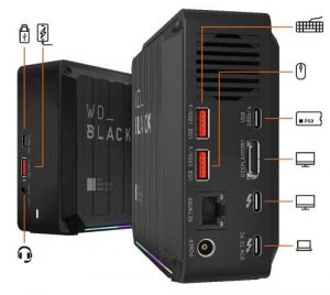Wdc Wd Black D50 Nvme Thunderbolt 3 Game Dock Lockupwithicons.