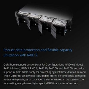 Qnap Quts Hero Robust Data Protection And Flexible Capacity Utilization With Raid Z