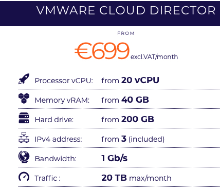 Ikoula Vmware