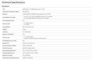 Synology Ds1821+ Spectabl NAS