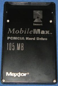 History 1994 First Pcmcia Iii Hdd Maxtor