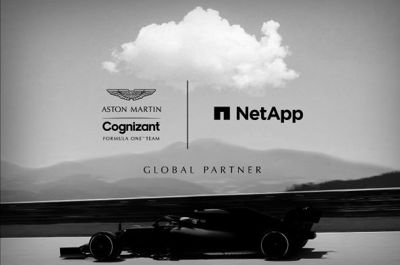 Netapp Joins Aston Martin Cognizant Formula One Team