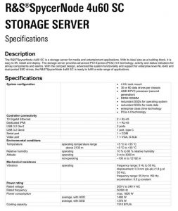 R&S Spycernode 4u60 Sc Spectabl R&S Spycernode 4u60 Sc Spectabl